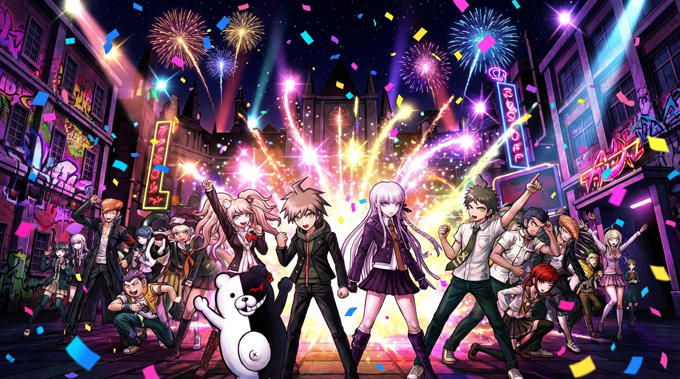 danganronpa célèbre un succès phénoménal avec plus de 10 millions d'exemplaires vendus, devenant une franchise incontournable du jeu vidéo et captivant des millions de fans à travers le monde.