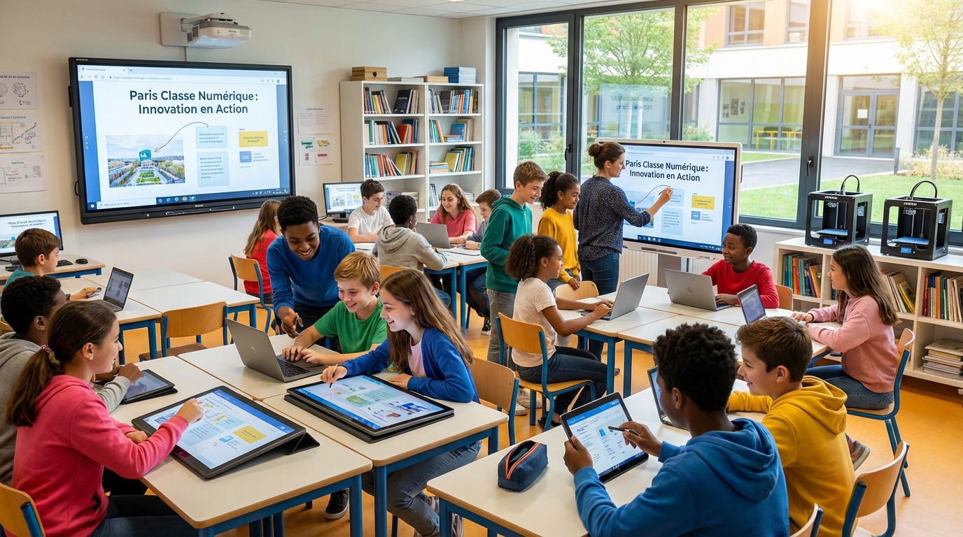 découvrez comment paris classe numérique révolutionne l'apprentissage en milieu scolaire grâce à des outils numériques innovants et une pédagogie interactive.