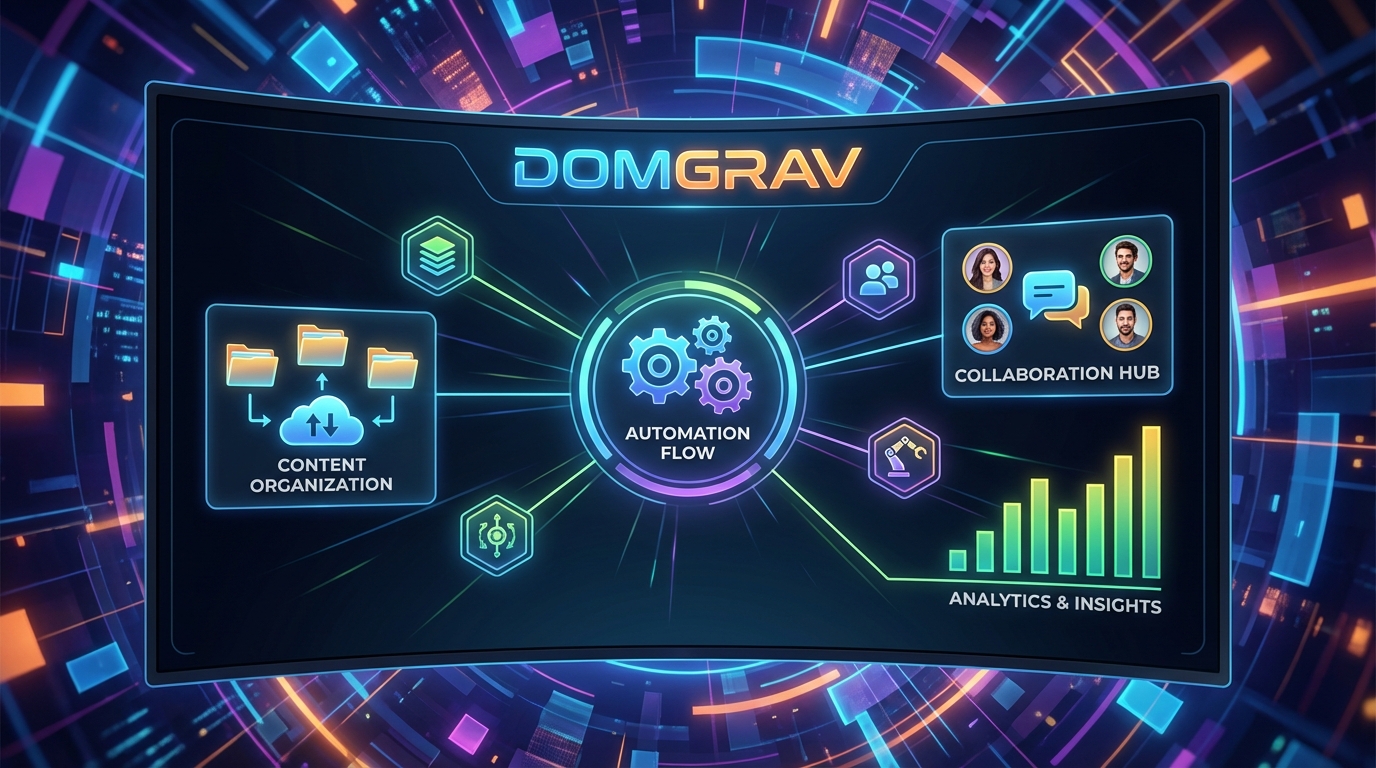 explorez les fonctionnalités essentielles de domgrav pour faciliter et optimiser la gestion de vos contenus en toute simplicité.
