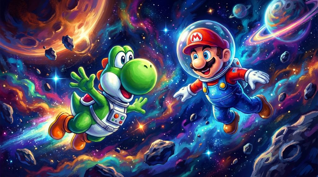 découvrez en avant-première l'arrivée de yoshi dans super mario galaxy sur nintendo switch 2. plongez dans une aventure intergalactique pleine de surprises et de nouveautés exclusives!
