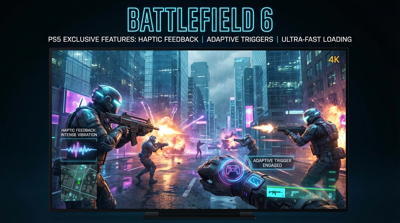 découvrez les fonctionnalités exclusives de battlefield 6 sur ps5, plongez au cœur d'une expérience de jeu inédite alliant graphismes avancés, gameplay immersif et nouveautés reservées à la console.