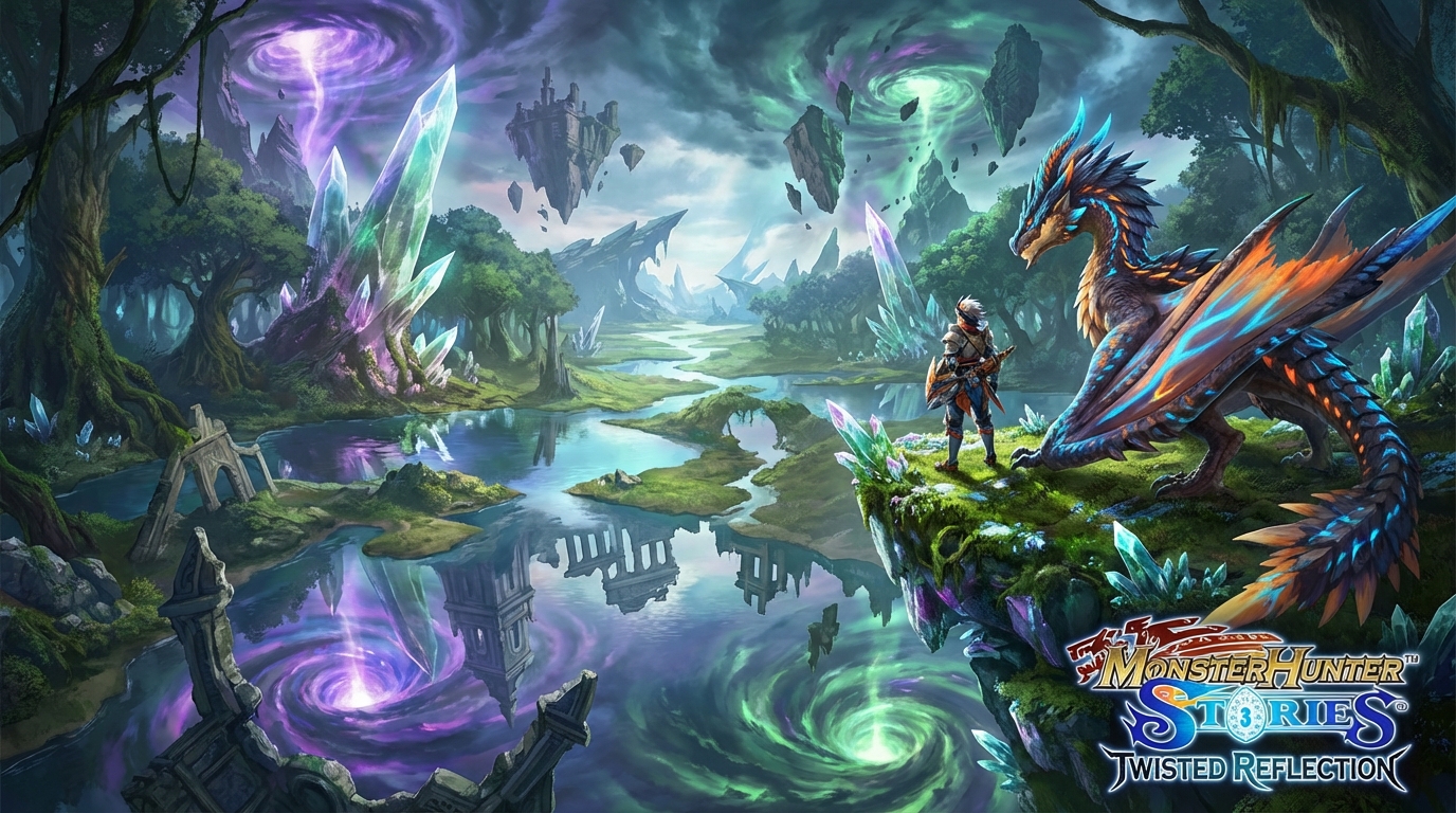 découvrez la bande-annonce 4k de la démo exclusive ps5 de monster hunter stories 3 twisted reflection et plongez dans une aventure épique pleine de monstres et de mystères.