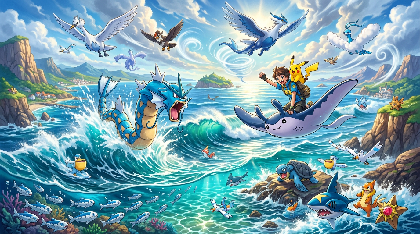 découvrez l'univers captivant de pokémon vents et vagues sur nintendo switch 2. ne manquez pas le trailer exclusif pour plonger au cœur de cette nouvelle aventure incontournable !