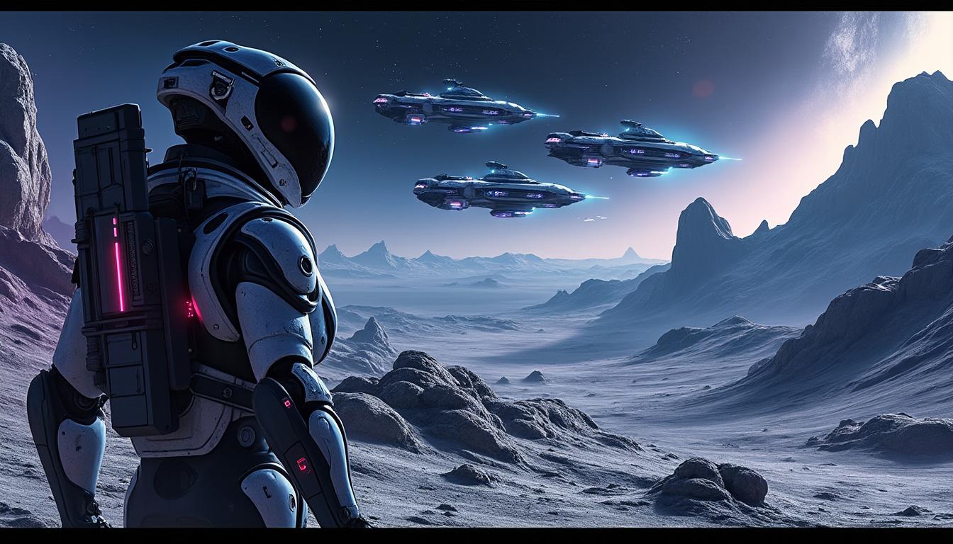 découvrez la bande-annonce exclusive de starfield sur ps5 avec free lanes et terran armada. plongez dans cet univers captivant et préparez-vous à une aventure spatiale inoubliable.