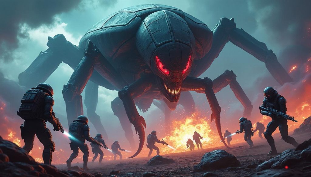 plongez dans l'action explosive de starship troopers ultimate bug war avec la bande-annonce de lancement spectaculaire sur ps5. ne manquez pas ce jeu incontournable pour les fans de science-fiction et de batailles épiques !