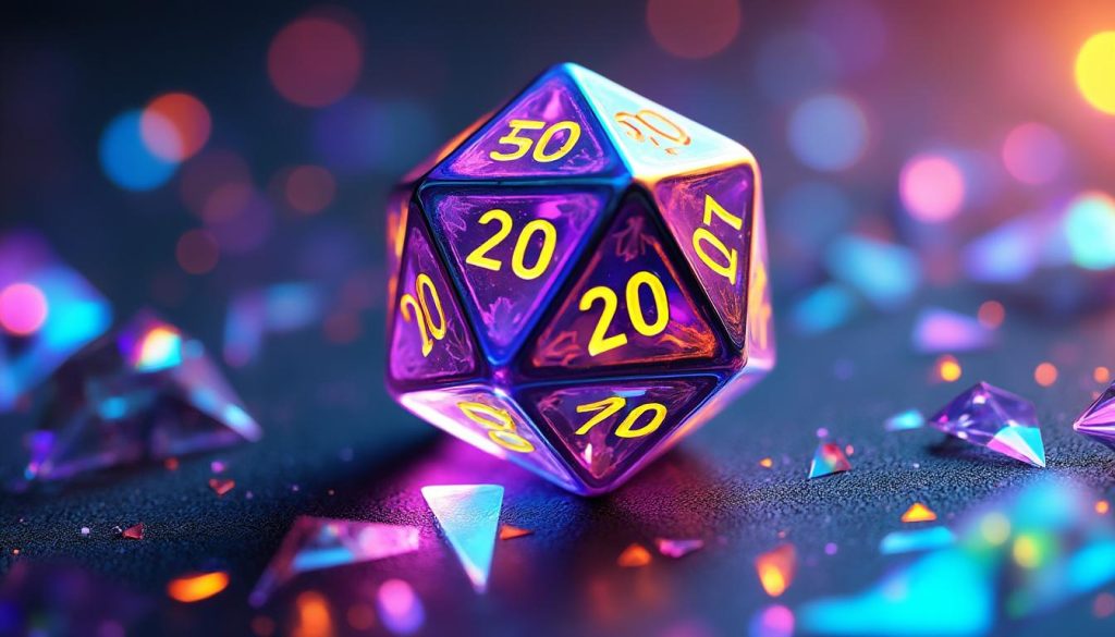 découvrez tout ce qu'il faut savoir sur le d20, le dé à 20 faces emblématique, et ses multiples utilisations dans les jeux de rôle pour enrichir vos parties.