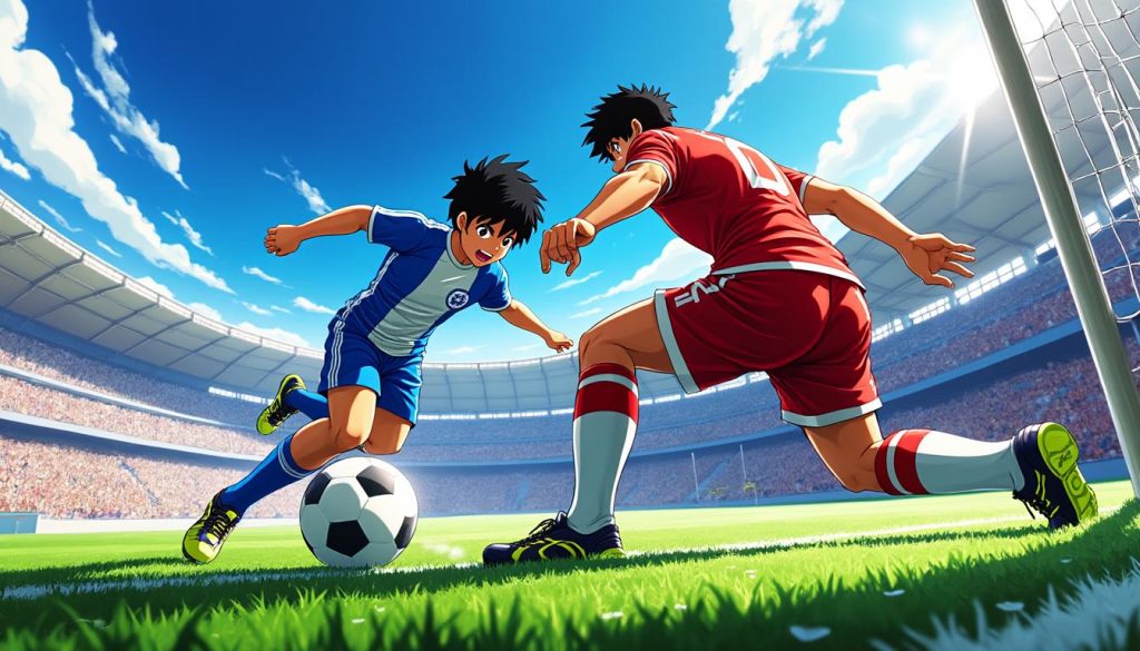 découvrez captain tsubasa 2 : world fighters sur ps5 et vivez l'aventure épique d'olive et tom dans des matchs de football intenses et captivants.