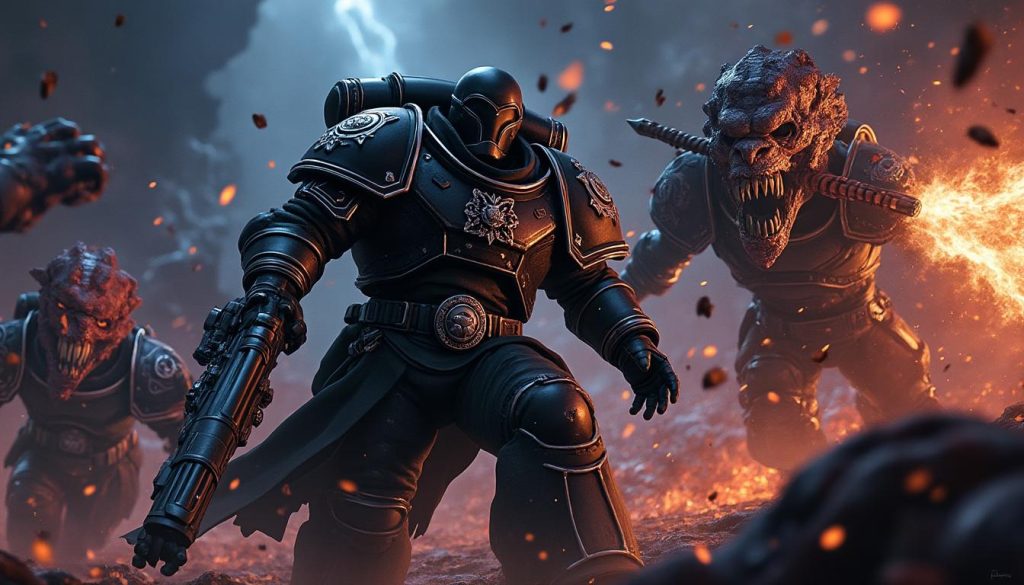 découvrez warhammer 40,000 : chaos gate – deathwatch sur ps5, un jeu mêlant stratégie profonde et action intense. incarnez les space marines et combattez le chaos dans une aventure captivante.