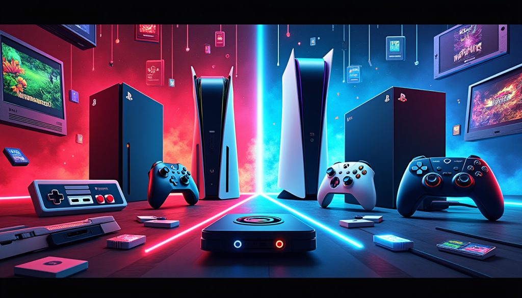 découvrez une analyse complète des lancements emblématiques de consoles nintendo, xbox, playstation et sega de 1983 à 2026, retraçant l'évolution, les innovations et les moments clés qui ont marqué l'histoire du jeu vidéo.